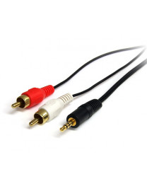 Câble audio 3.5mm male stéréo vers 2 RCA male 5FT